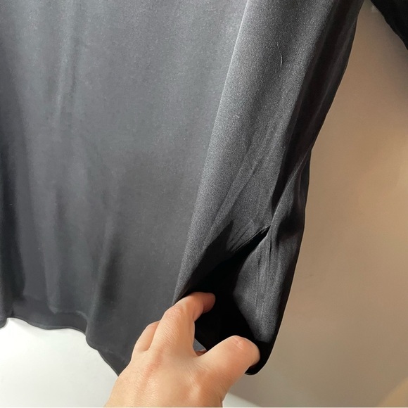 Tucker Black Silk Tunic & Pant Set Size Small - Picture 5 of 12